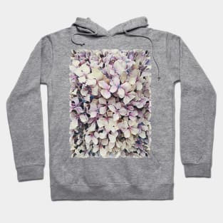 Hydrangea/Hortensia Graphic Design Floral Pattern Hoodie